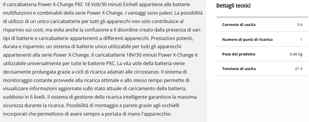 CARICABATT RAPID POWXC 18V