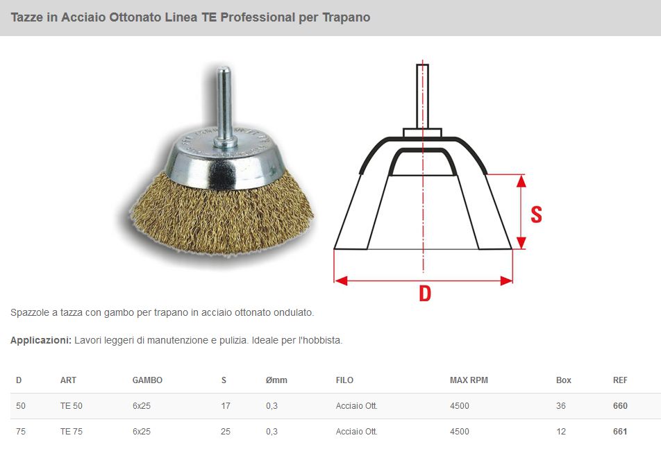 TAZZA TRAPANO  ACC OTT diametro 50