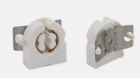 PORTALAMPADA COLONNINA SINGOLA G13 CON MOLLA ATTACCO PER TUBO LED T8