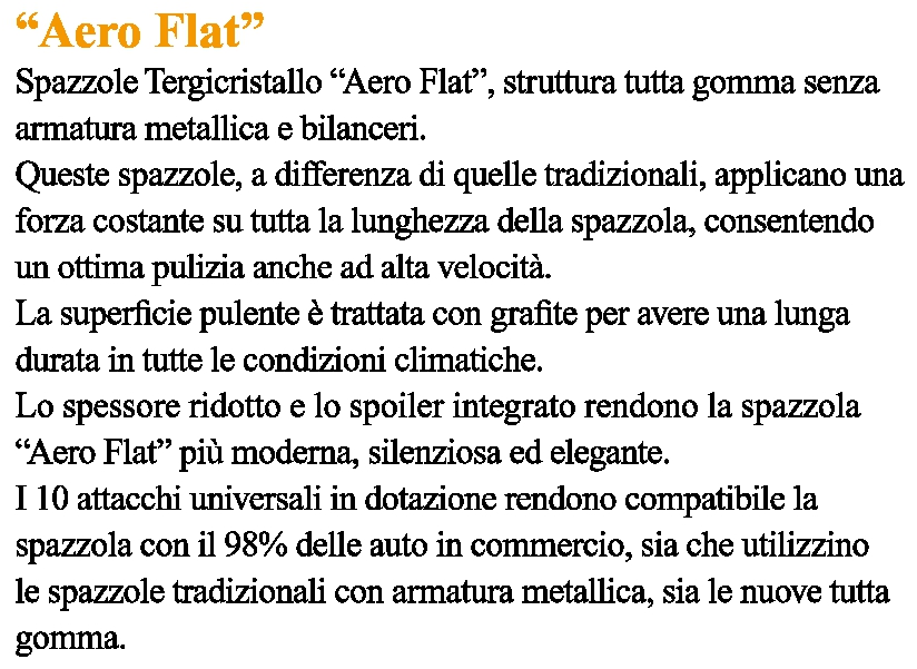 TERGICRISTALLI 12" 30cm   