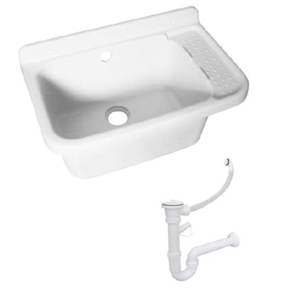 PILOZZO PLAST 60CM BIANCO 