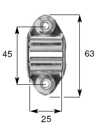 GUIDACINGHIA VERT. ZINCATO