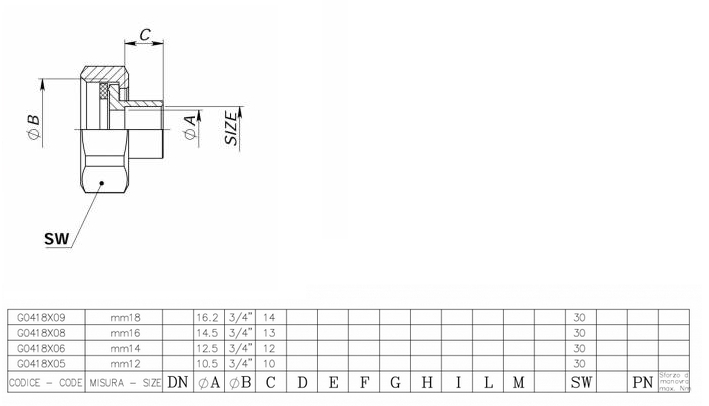 NEW INGAS COPPIA CODOL14MM