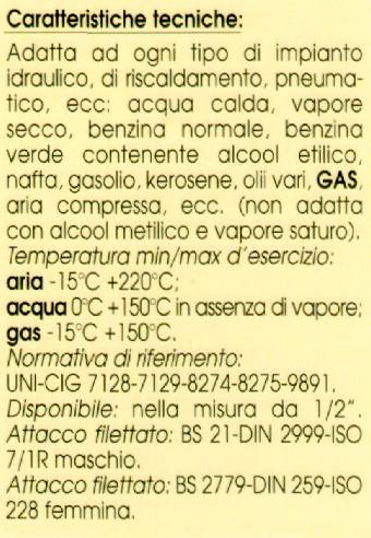 VALV.  SQ GAS C/GIR MF 1/2