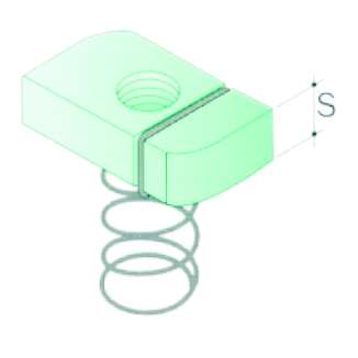 DADO MOLLA CORTA Z/ELET M8