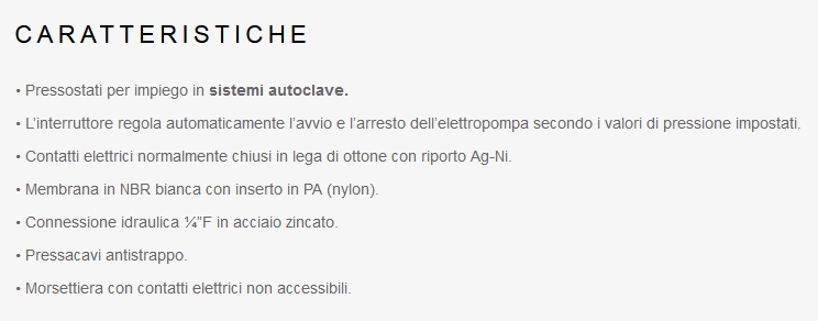 PRESSOST TRIFASE 3-12BAR  