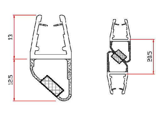 GUARNIZ MAGN 45? CRI 6/8MM