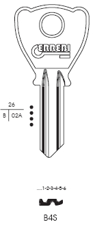 CHIAVE B4S | BE201        