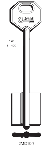 CHIAVE 2MO10R | 5MT9      