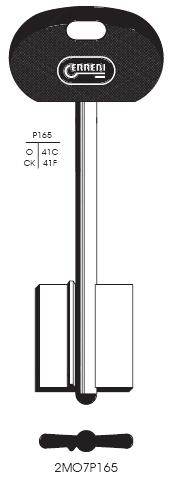 CHIAVE 2MO7P165 | 5MT5AP  