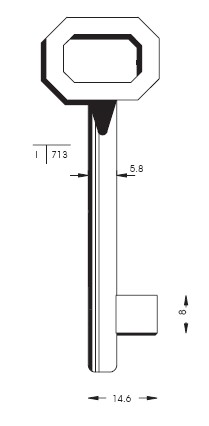 CHIAVE PP27P | 6P2MP      