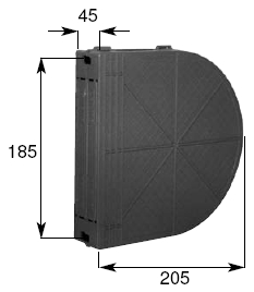 CASSET.PLAST.185MM 6-8MT  