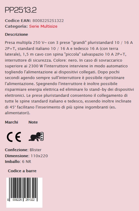 MULTIPR SIC 3SCH+BIP 10A N