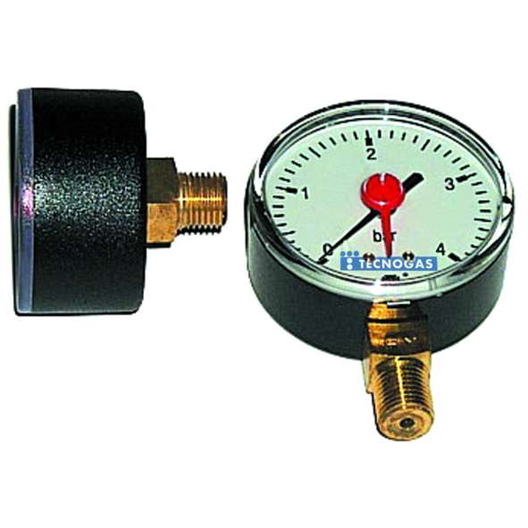 MANOMETRO 0-25 diametro 63 RAD 1/4