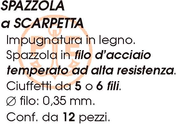 SPAZZOLA A SCARPETTA AC R5