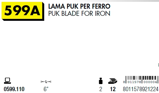 LAMA PUK FERRO CONF DA 12P
