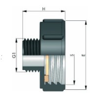 RACCORDO CISTERNA 1MxS60  