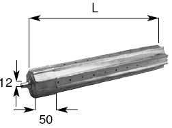 RULLO OTTAG.TELESCOP. 50CM