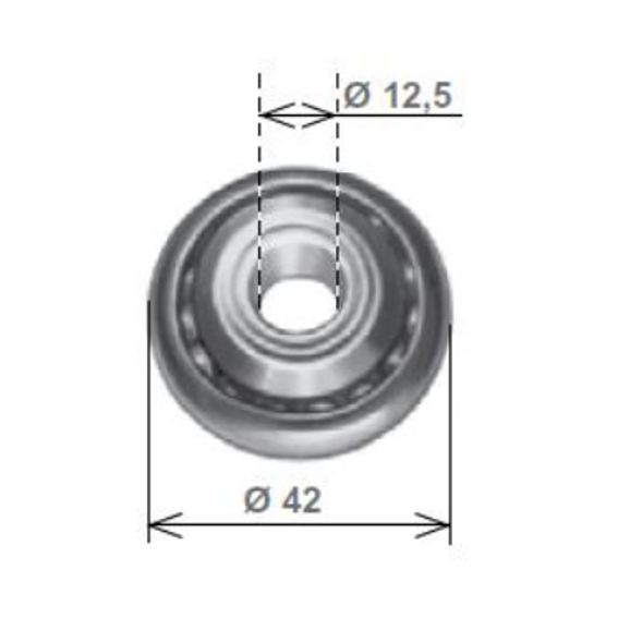 CUSCINETTI D.42 BOCCOLA FE