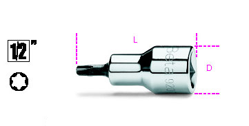 920TX 70L BUSSOLE TORX 1/2