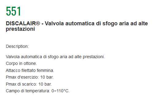 VALV SFIATO ARIA 1/2 10BAR