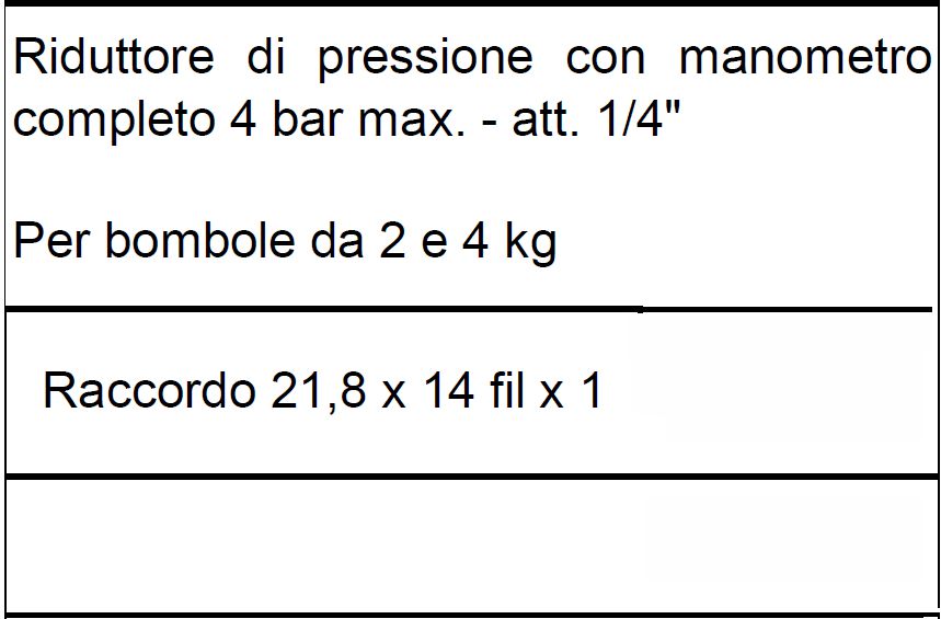 RIDUT PRESS C/MAN 4BAR 1/4