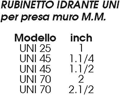 IDRANTE UNI 45  1,1/2     