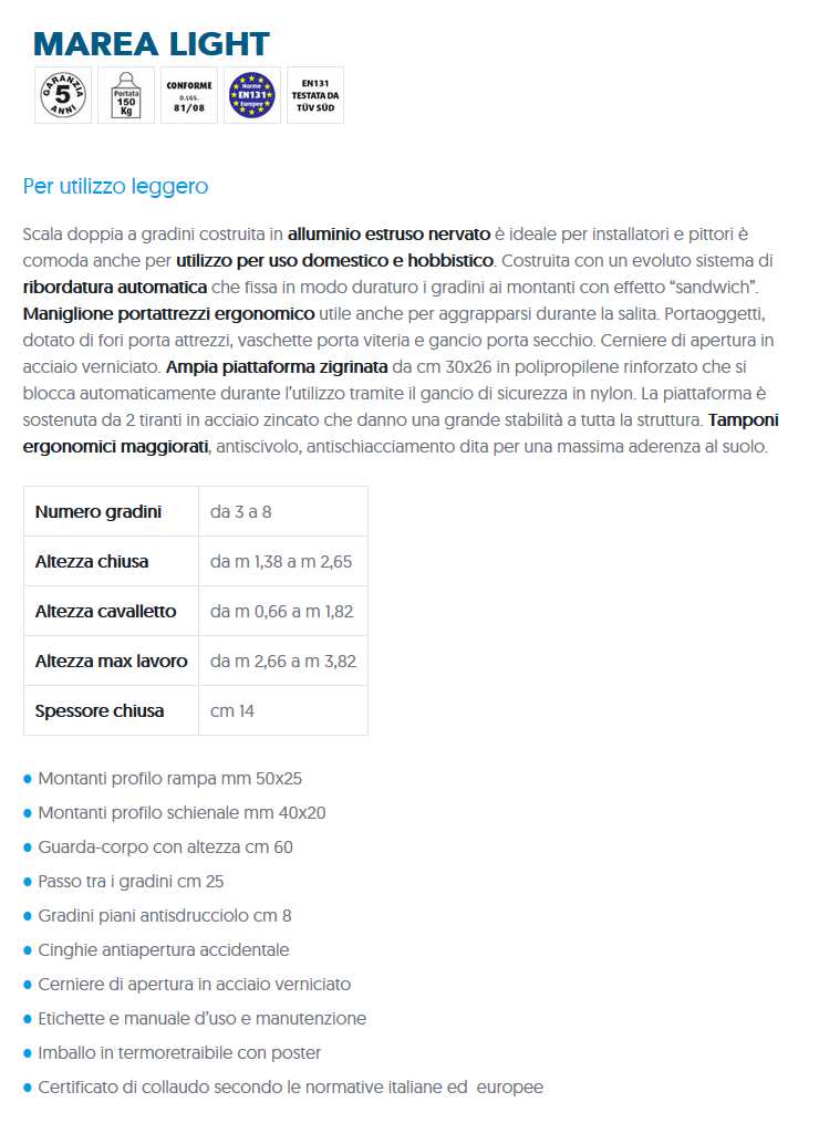 SCALA ALL MAREA/ORIS  4 GR