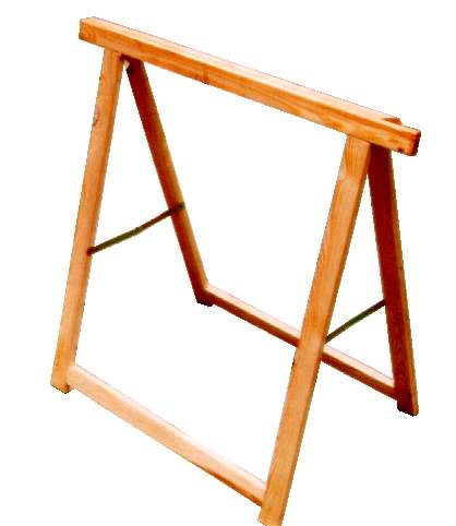 CAVALLETTO LEGNO 75X75H CH