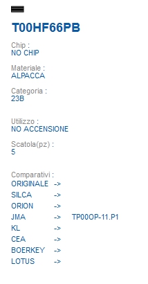 CHIAVE TRASPONDE T00HF66PB