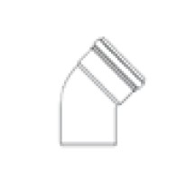 GOMITO CONDENS PPS 45?diametro 100