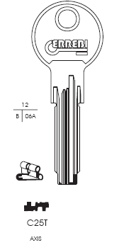 CHIAVE C25T | CS70        