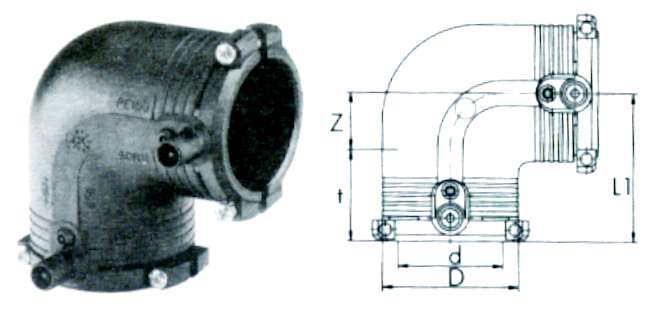 GOMITO 90? ELETTROS  diametro   40