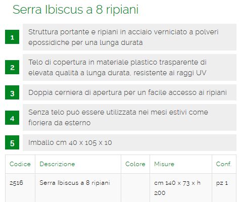 SERRA IBISCUS 8 RIPIANI   