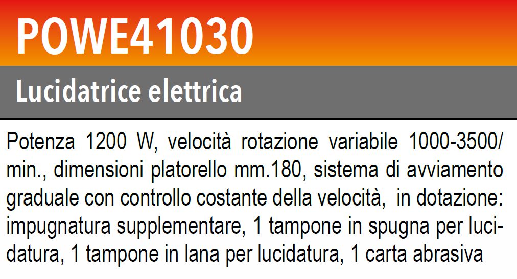 SMERIGL/LUCID 1200W diametro  180 