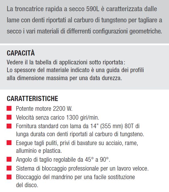 TRONCATRICE 590L     26641