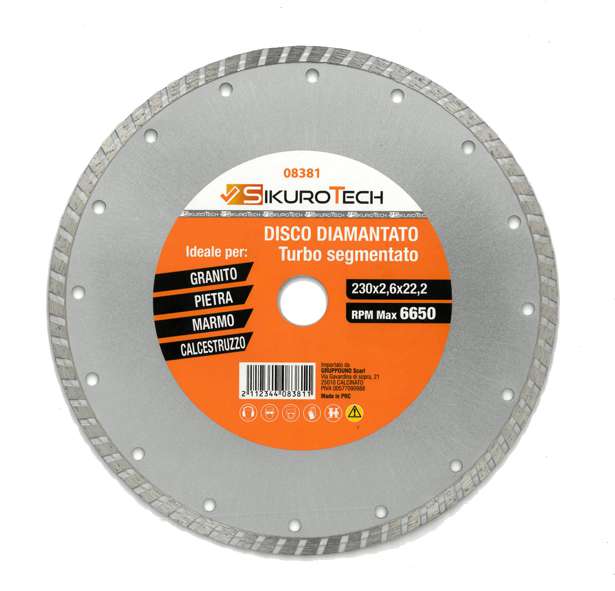 DISCO DIAMANT UNIVER diametro  230