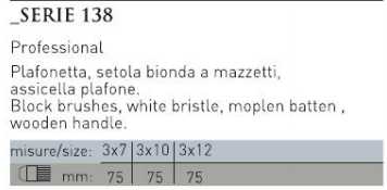 PLAFONE PROFESSIONALE 3X7 