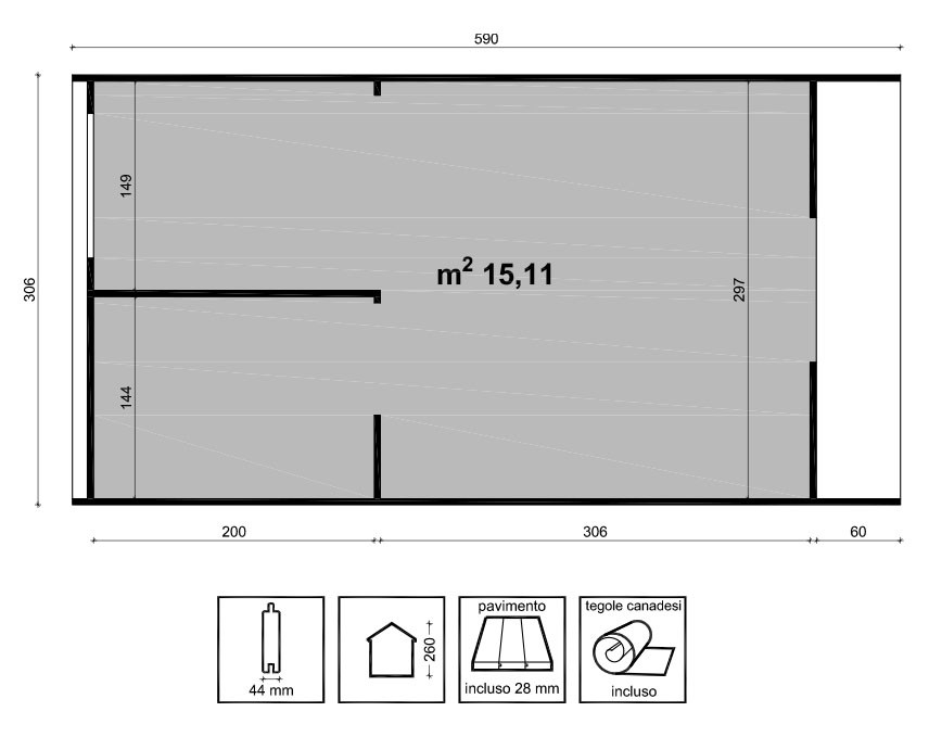 CAMPING POD CM. 300X600