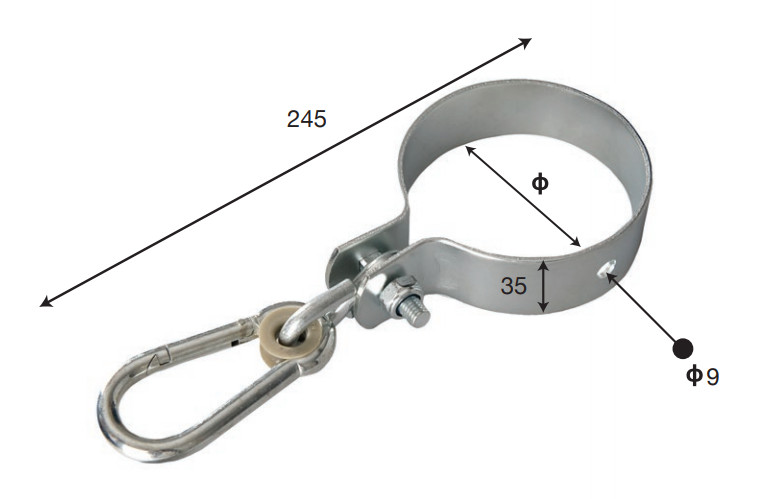 KIT COLLARE ALTALENA TONDO CM. 10