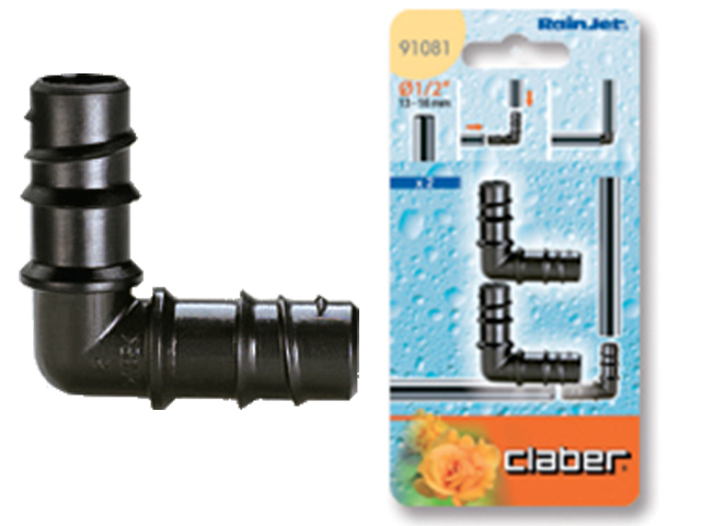CLABER 91081 RAINJET RACCORDO AD ANGOLO 1/2 13-16MM ART. 91081