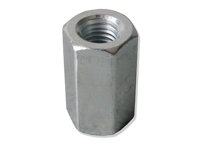 DADO ESAGONALE LUNGO ZINCATO DI GIUNZIONE M8x30MM