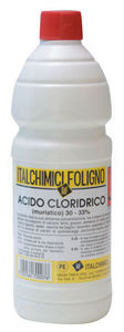 ACIDO CLORIDICO MURIATICO PURO AL 33%  LT1