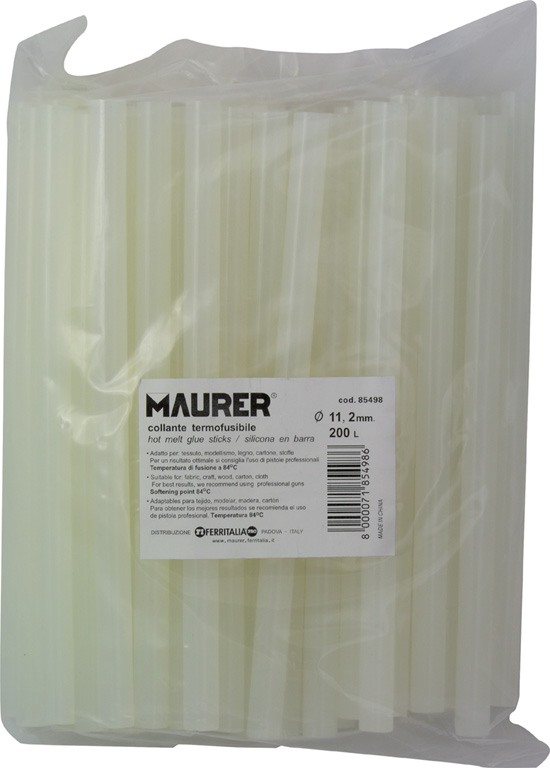 ADESIVO TERMOFUSIBILE BIANCO CHIARO KG.1 MM.11,2X200