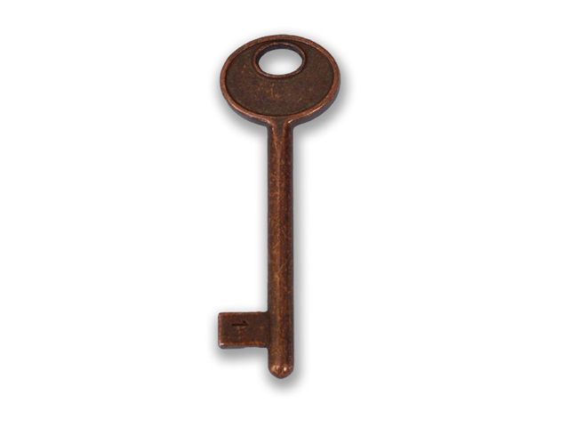 AGB Chiave patent B00502 in zama cifrata. NUMERO 5 BRUNITA