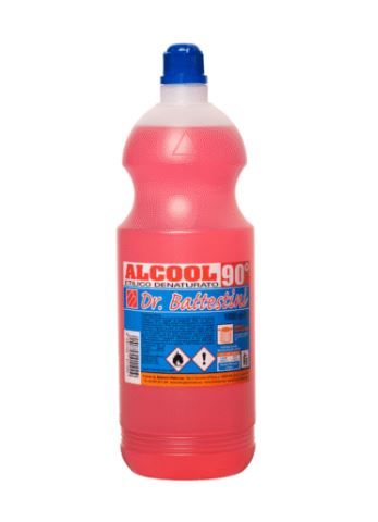 ALCOOL ETILICO DENATURATO 99.9°C 1LT DR. BATTESTINI