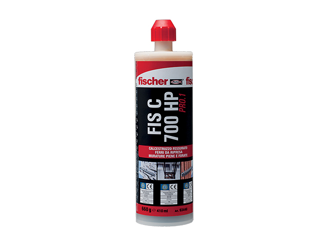 Ancorante chimico FIS C700HP in vinilestere ibrido,senza stirene, in cartuccia coassiale 410ML