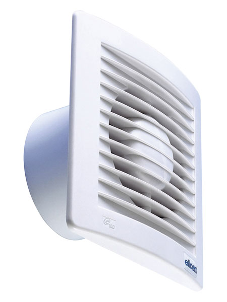 ASPIRATORE ELICOIDALE DA PARETE ELICENT DIAMETRO 100MM