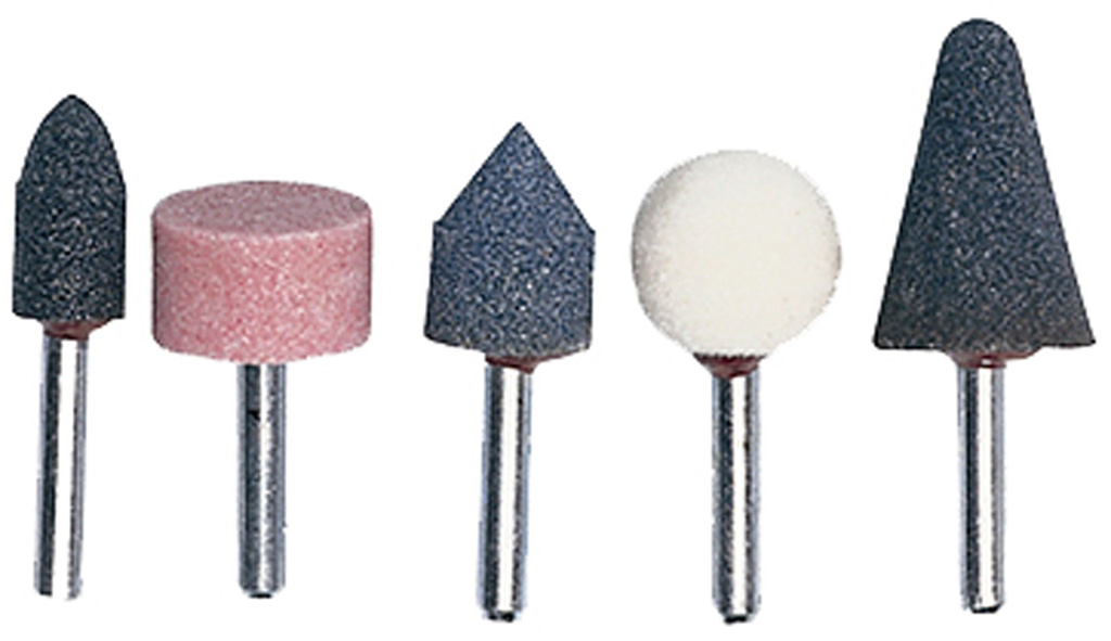 Assortimento di 5 mole MAURER con gambo 3 mm - forme varie - in busta