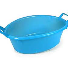 BAGNO OVALE D70 47/70-AZP 70CM AZZURRO MOBIL PLASTIC